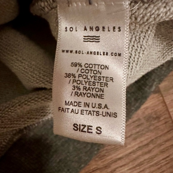 Sol Ángeles Ciao Crewneck Sweatshirt Small - Picture 4 of 6